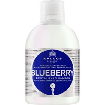 Kallos Blueberry čučoriedkový šampón pre suché poškodené a chemicky ošetrené vlasy 1000 ml