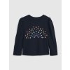 GAP Baby tričko Mix & Match s potlačou Tmavo modrá 12-18M Tmavo modrá Tmavo modrá