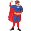 Dětský kostým na karneval svalnatý Superhrdina, 120-130 cm