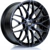 BOLA B17 hliníkové disky 8,5x18 5x120 ET25 DO 45 BLACK SMOKE