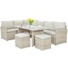 Letoss Záhradný set SALO+TABURETY Beige