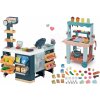 Set obchod elektronický zmiešaný tovar s chladničkou Maxi Market a zmrzlinový stánok Smoby s vafľami Delight Market