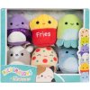 SQUISHMALLOWS Micromallows 6Pack Lochneska Chobotnica Hranolky Pizza Kozel Chrobák