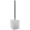 Gedy QUADROTTO WC kefa na postavenie, biela QU3302