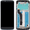 LCD Displej + Dotykové sklo Motorola Moto E5 Plus s rámom OEM Čierna farba