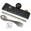 Light My Fire Spork'n Straw Kit Titanium