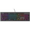 Genesis tichá herná klávesnica THOR 303/RGB/Outemu Peach Silent/Drôtová USB/ CZ- SK layout/Čierna NKG-2180