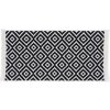 Najkoberce Koberček / kúpeľnový koberček ORIENT 6 čierny / biely 70x130 cm