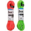 Polovičné lano Beal Gully 7,3 mm 50 m Unicore Golden Dry x 2 - orange/green