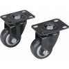 Kolieska otočné 2ks, ⌀40mm, max. 30kg/1ks, EXTOL PREMIUM