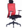 OFFICE PRO s.r.o. Kancelárska stolička CALYPSO XL, pevný podhlavník, červená