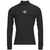 Calvin Klein Jeans Tričká s dlhým rukávom FREEFIT ROLL NECK LS Čierna