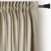 Hnedý/béžový zamatový dimout záves 140x245 cm Pleat – Restilo