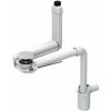 Geberit ONE Úsporný umývadlový sifón s výpustom pre umývadlá so skrytým prepadom, d 40 mm, biela 152.061.01.1