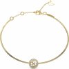 Guess Módny pozlátený náramok 4G Crush JUBB04163JWYG 18,5 cm