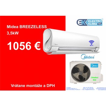 Midea BREEZELESS MSFAAU-12HRFN8