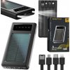 Powerbanka | Solárna power banka, USB-C, Extralink EPB-091 10000mAh, čierna