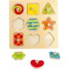 Drevené puzzle - vkladacie tvary