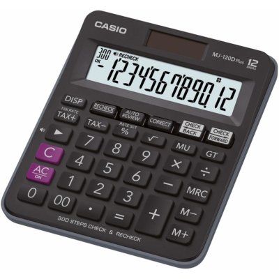 Stolová kalkulačka Casio MJ 120 D PLUS - 12-miestny displej