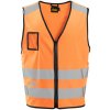 Reflexná vesta Snickers Workwear trieda 2 oranžová