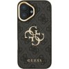 Guess 4G Metal Logo kryt s výklopným stojanom pre iPhone 16 - sivý 57983125156 - možnosť vrátiť tovar ZADARMO do 30tich dní
