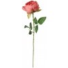 Clayre & Eef Dekorácia ružová umelá kvetina ruže - 8*8*62 cm - Clayre & Eef