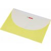 Obal na patent, A4, PP, s 2 vreckami, 200 mikrónov, PANTA PLAST, pastelovo žltá