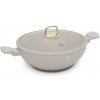 Panvica WOK s titánovým povrchom a pokrievkou 30 cm Sahara Collection