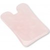 NonDolens Masážny kameň ® Gua Sha v tvare U - Ruženín 8 x 5,5 cm