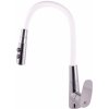 Arttec Umývadlová batéria s flexibilným ramienkom a sprchou AMUR, farba: chróm/biela, rozmer: 3/8'' AM719.5/12B