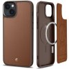 AppleMix SPIGEN Cyrill Mag kryt pre Apple iPhone 14 Plus - podpora MagSafe - syntetická koža - sedlovohnedý