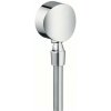 Hansgrohe Kolienka Pripojenie hadice FixFit S so spätným ventilom a s guľovým kĺbom, chróm 27506000-HG