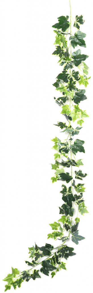 Umelá girlanda Brečtan bielo-zelená 190 cm
