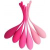Sada vaginálnych činiek LESLIE KEGEL FIT SET 6 ks pink