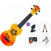 Mahalo Hibiscus SET Hibiscus Orange Burst Sopránové ukulele