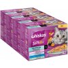 Výhodné balenie Multipack WHISKAS TASTY MIX kapsičky 96 x 85 g - Fish of the Day v omáčke