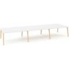 Interier Říčany Pracovné stoly Bench ALFA ROOT 480x160cm, biely