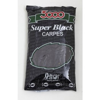 Sensas 3000 Krmivo Super Black kapor-čierne 1kg