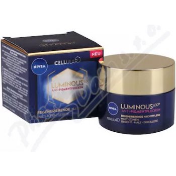 Nivea Cellular Luminous 630 Night Cream proti pigmentovým škvrnám 50 ml