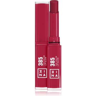 3INA The Color Lip Glow hydratačný rúž s leskom 385 Wild berry pink 1,6 g