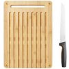 Kuchynská doštička Fiskars Functional Form + nůž na pečivo