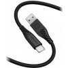 Swissten 71531010 dátový USB-C, 60W / 3A / 1x USB-A(M) / 1x USB-C(M), 1,5m, černý