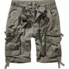 BRANDIT kraťasy Pure Vintage Shorts Olivové Veľkosť: 3XL