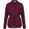 Vila Blúzka Hikka Long Shirt - Fig Bordová
