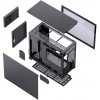 Jonsbo D31 MESH Screen Micro-ATX Gehäuse TempeČervená Glass - Čierna - Gehäuse - Micro/Mini/Flex-ATX