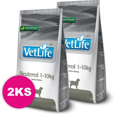Vet Life Dog Neutered 1-10 kg 2 x 10 kg