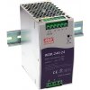 MeanWell WDR-240-48, Impulzný napájací zdroj 48V, 5A, 240W, na DIN lištu