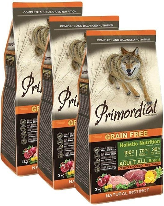 Primordial GF Adult Deer Turkey 3 x 12 kg