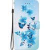 VSETKONAMOBIL 99920 ART Peňaženkový kryt pre Infinix Hot 50 5G BLUE BUTTERFLIES