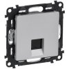 Legrand VALENA LIFE Dátová zásuvka 1xRJ45 Cat.6 UTP Hliník 753342